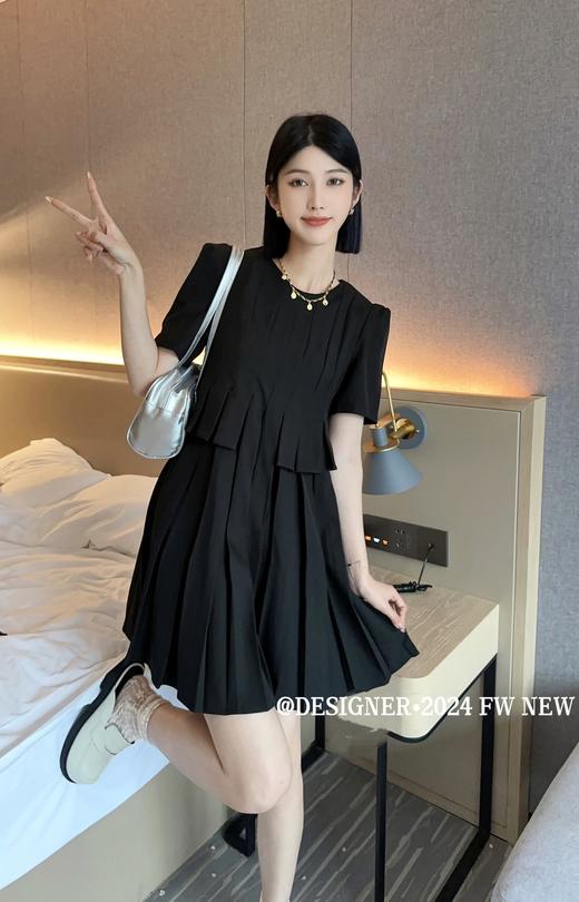 34BSR072081#一片式百褶连衣裙 商品图1