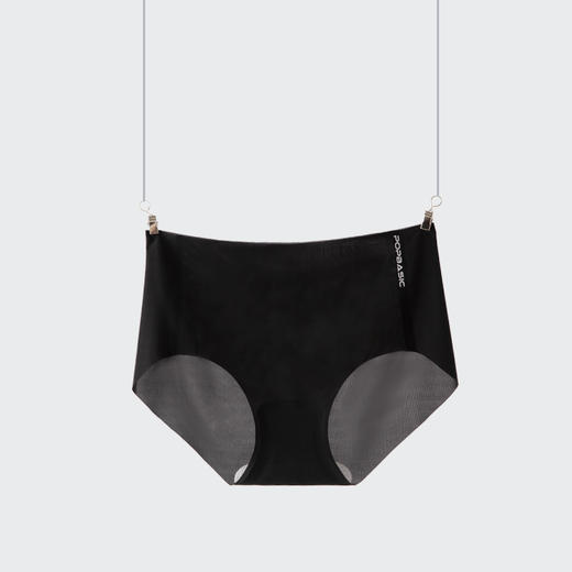 POPBASIC无痕内裤女裸感蜜桃臀纯棉不夹臀女士内裤透气运动隐形三角裤 商品图4