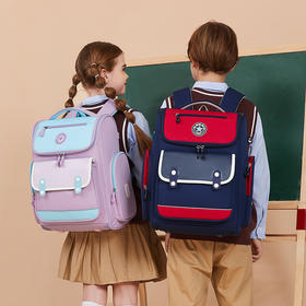 【开学季】2024 新款英伦风小学生男女生减负护脊书包高颜值大容量轻便双肩包