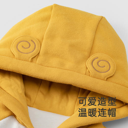 【商场同款】英氏婴儿衣服冬季保暖灯芯绒夹棉男童连体衣新款 商品图2