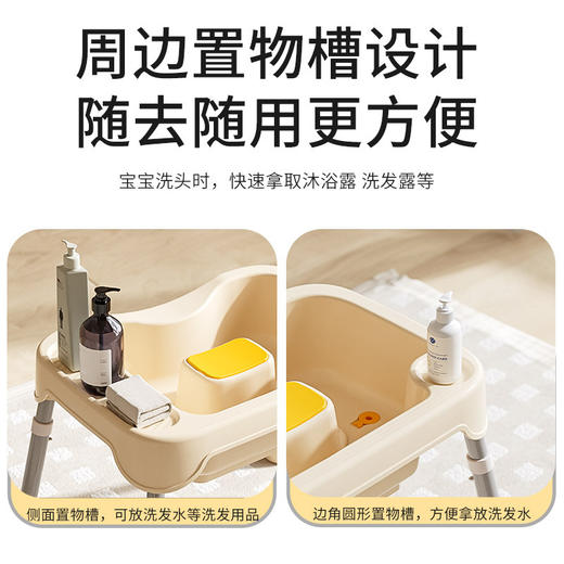 【一“盆”解千愁，宝宝躺平不哭闹】洗头免弯腰洗头盆 平躺卧床上 病人用孕妇月子产妇洗头神器 躺着洗头发 老人家用 老人/儿童/孕妇全家通用-QQ 商品图2