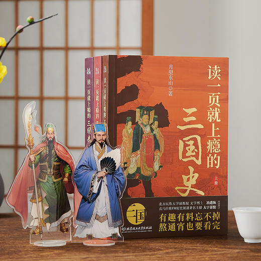 《读一页就上瘾的三国史》全三册【赠三国人形牌】，教授、学者推荐！读懂三国风起云涌，看清三国人物真相，此套足矣！【G】 商品图0