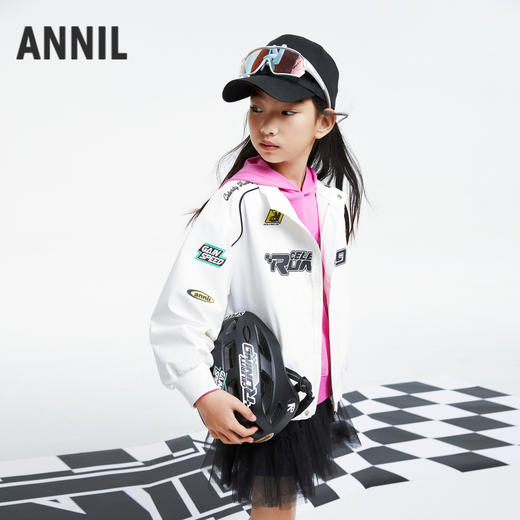 男女童复古运动风外套新款安奈儿童装实体店同款AM435519 商品图2