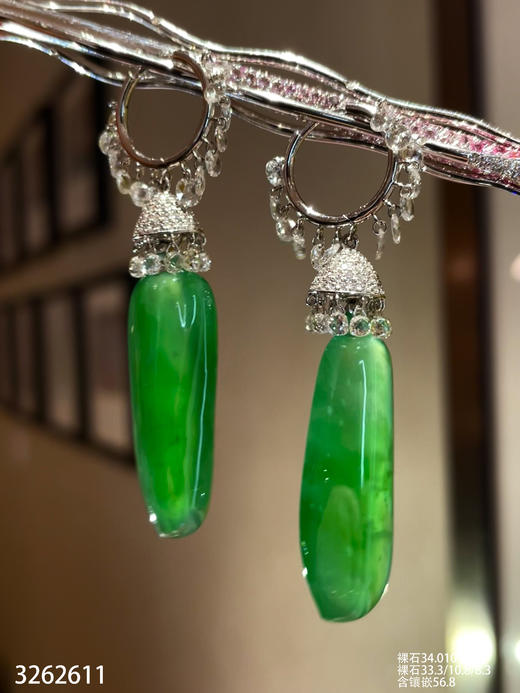 木那艳绿福瓜耳坠【3262611】具体价格微信咨询 商品图1