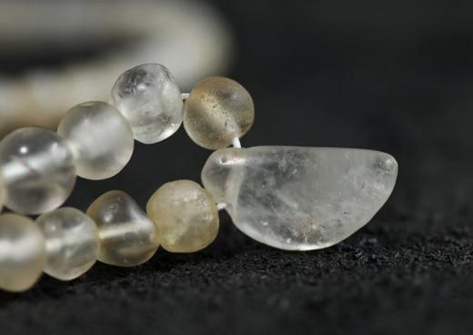 老水晶老金珠长项链 商品图3