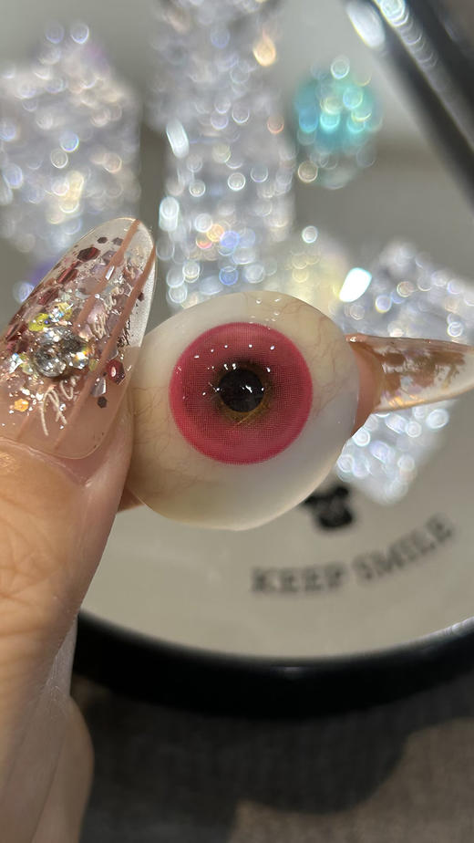 MIMIPARK 花杯盏 日抛 两片 14.4mm 参考着色 13.7mm 基弧 8.7 含水 50% 新锐国货 商品图3