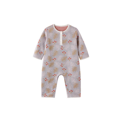 【高定系列】英氏高定山羊绒蚕丝婴儿连体衣秋季男童女童衣服新款 商品图4