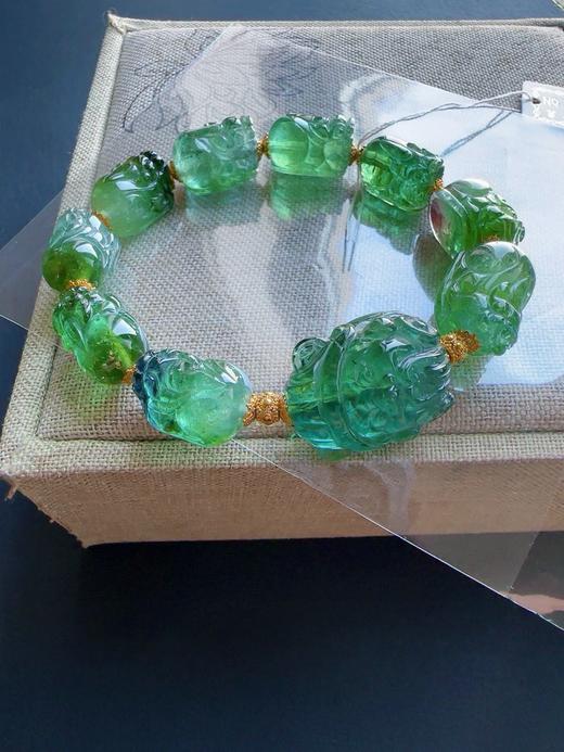 38.1g 雕刻碧玺手链 商品图5