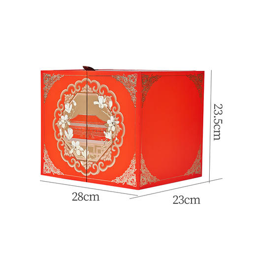 【臻味&上新了故宫】宫廷璞宴 坚果糕点礼盒1.037kg 商品图8