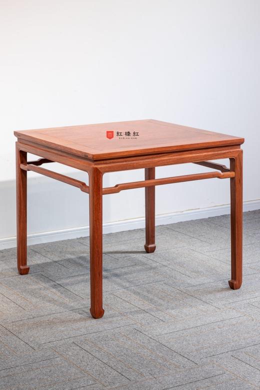 红桥红  家具严选  缅甸花梨（大果紫檀）【88 马蹄腿带束腰 休闲桌 五件套】 商品图2