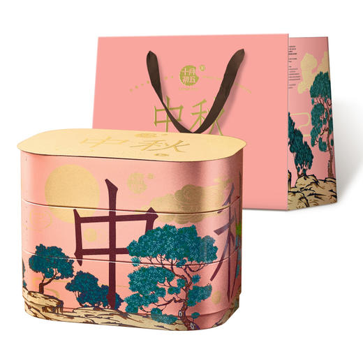 十月初五-中秋明月糕点礼盒 1430g铁盒装 商品图2