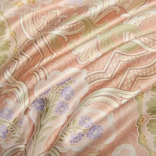 【春上新】10楼罗卡芙 欧式100支双股长绒棉活性印花四件套-谢蒂妮240*240cm吊牌价4980元活动价3999元 商品图3