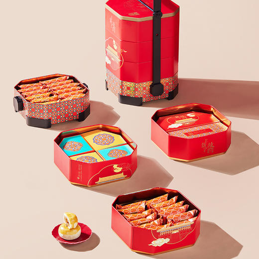 【臻味&上新了故宫】 宫廷祥礼 坚果糕点礼盒1.149kg 商品图7
