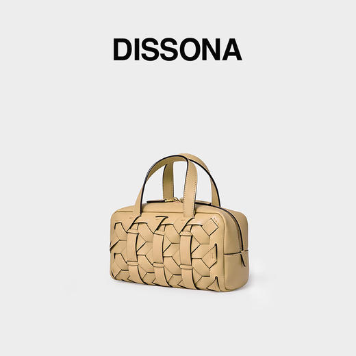 【2F】DISSONA迪桑娜女包织序新中式编织包波士顿枕头包保龄球款 商品图2