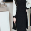 8/4奢姿大码女装2024秋季小立领气质裙子胖妹妹拼接假两件时尚连衣裙9943826641 商品缩略图3