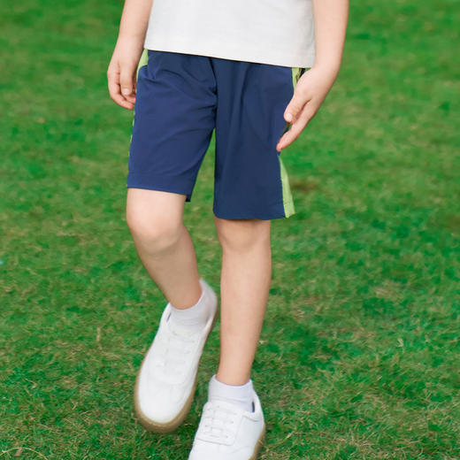 mettekids男童短裤2024夏季新款休闲运动裤子童装儿童薄款五分裤 商品图1