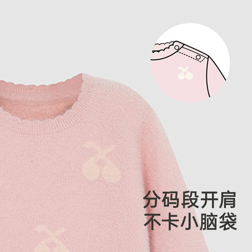 【商场同款】英氏儿童毛衣女童百搭休闲套头针织衫秋季新款 商品图3