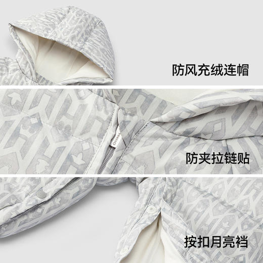 【高定系列】英氏婴儿衣服冬季男童保暖鹅绒羽绒服连体衣新款 商品图4