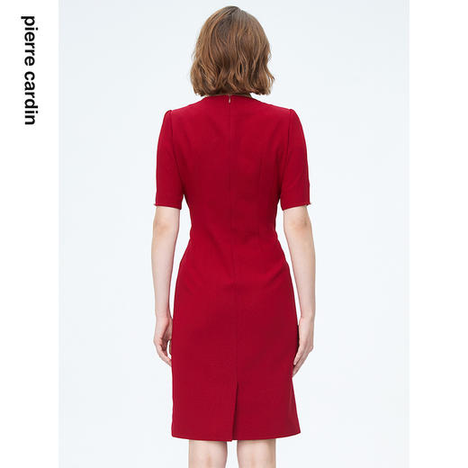 皮尔卡丹女装高级时尚宴会通勤修身知性连衣裙P4222D4102R0 商品图2