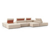 西区 组合沙发 | 更多座位组合，皮布面料可选，详询客服 商品缩略图4
