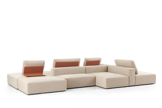 西区 组合沙发 | 更多座位组合，皮布面料可选，详询客服 商品图4