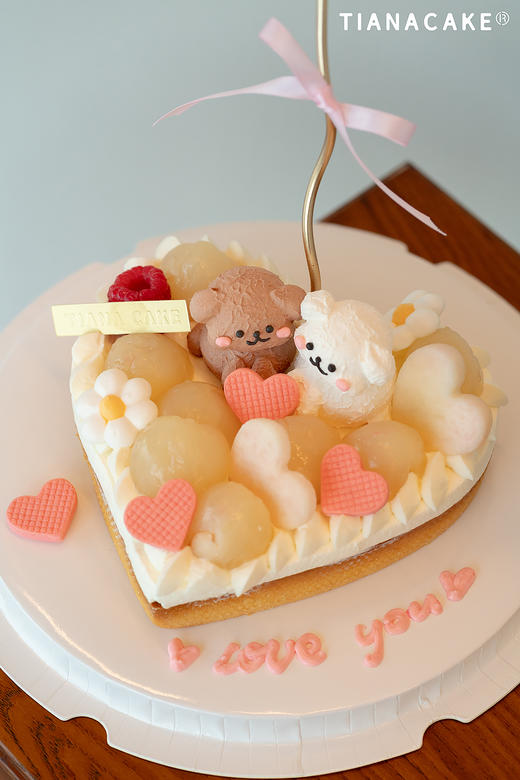 甜蜜颂（6寸玫瑰荔枝挞） 商品图0