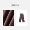 COCO ZONE 夏季松紧腰抽绳休闲裤纯色百搭阔腿裤CC2B1084 商品缩略图2