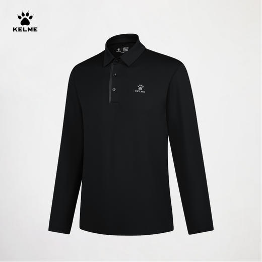 卡尔美秋季新款方寸之间系列男士长袖POLO衫 商品图0