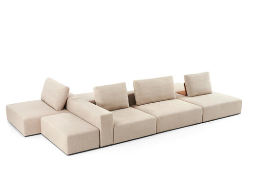 西区 组合沙发 | 更多座位组合，皮布面料可选，详询客服 商品图1