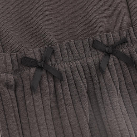 棉果果秋季新品女童洋气百搭微喇针织长裤M322200224445 商品图2