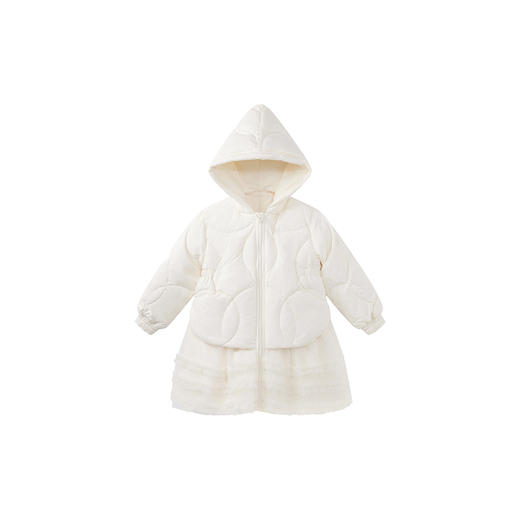 【高定系列】英氏童装羽绒服秋冬季保暖女童羽绒服裙子新款 商品图4