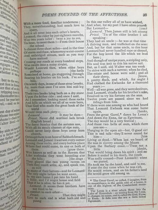 工坊特装本！约19世纪后期 华兹华斯诗集 约8幅插图 全真皮精装32开 商品图14