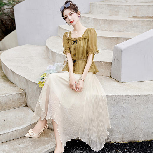 气质洋气，优雅范两件套HR-2320 商品图3