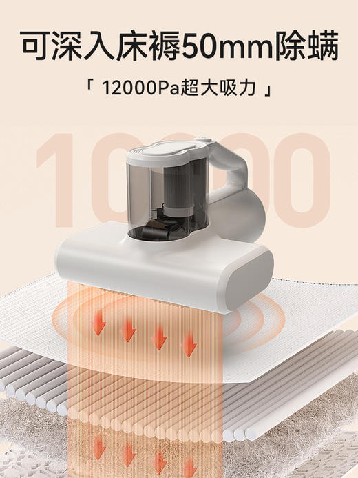 【引擎级吸力 五重过滤】APIXINTL安本素除螨仪 12000Pa引力 双杯过滤 UV+50°C双重除螨 1.3KG便携机身 可拆清洗 商品图1