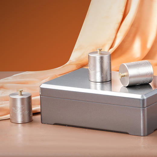 见喜【灰.实木烤漆.6小合金罐】120元1套.整箱20套 商品图5