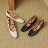 【预售5天】超软真皮~时装单鞋，法式复古绝美气质圆方头芭蕾玛丽珍鞋LD&6885 商品缩略图2