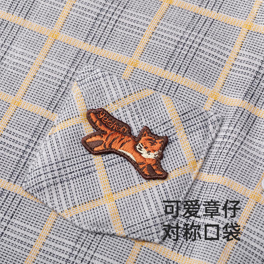 【商场同款】英氏婴儿衣服春秋长袖男童连体衣新款新生儿爬服 商品图3