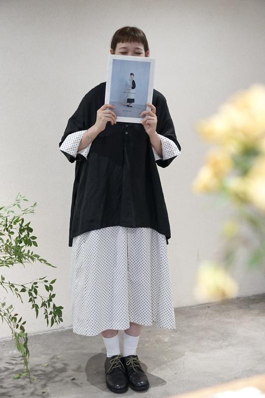 The last flower of the afternoon 复古印花连衣裙 商品图9