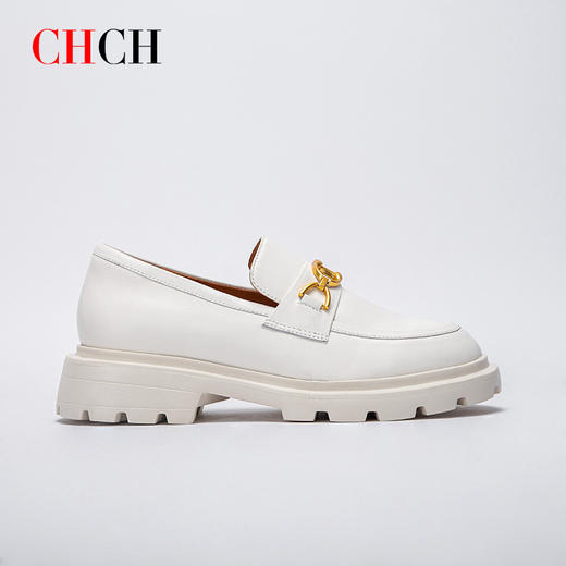 CHCH祈祈24春夏轻底时尚百搭乐福鞋女士单鞋平衡鞋CO1B5132 商品图3