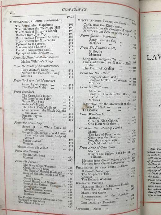 约19世纪后期 司各特诗集 约10幅版画插图 漆布精装32开 商品图4