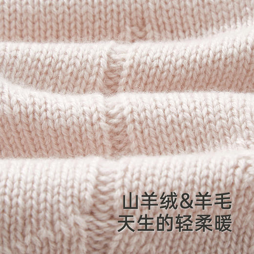 【高定系列】英氏儿童裙子羊绒女童连衣裙秋冬季保暖毛织裙子新款 商品图1