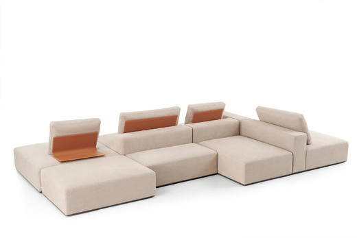 西区 组合沙发 | 更多座位组合，皮布面料可选，详询客服 商品图2