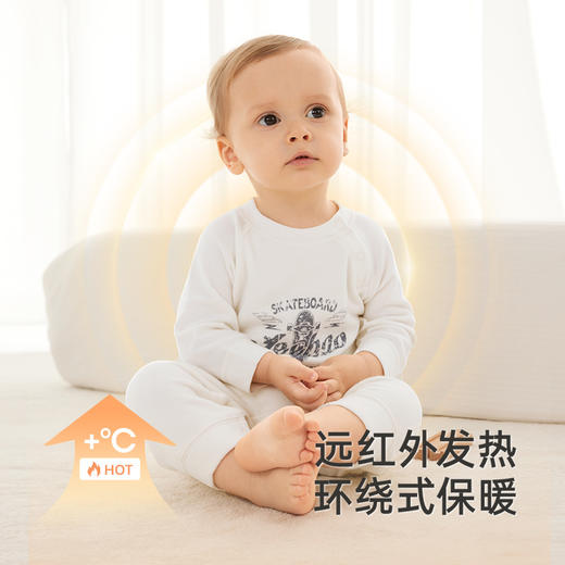 【商场同款】英氏婴儿衣服秋冬保暖男童女童连体衣长袖新款 商品图3