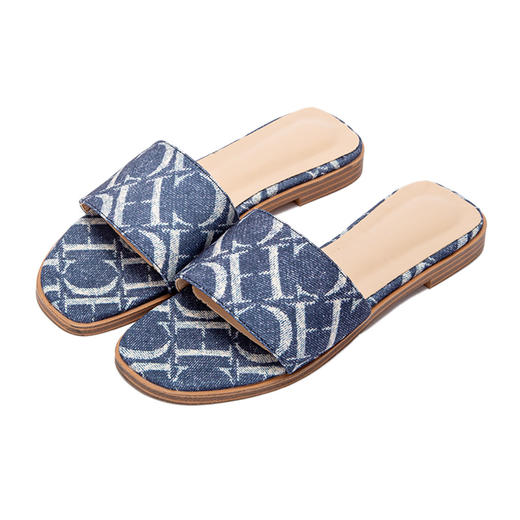 CHCH祈祈2024夏季新款亚麻拖鞋居家外穿防滑中性CO1B5641 商品图3