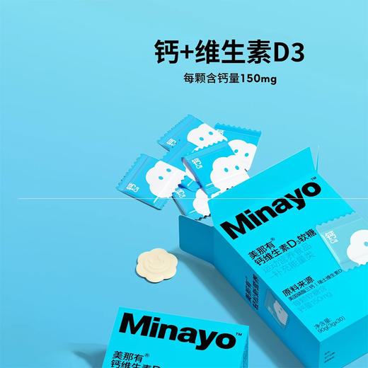 【仰仰专属 铁+复合维生素+钙维生素D3软糖 Minayo美那有】富铁软糖清仓特价！复合维生素软糖 钙维生素D3软糖 商品图11