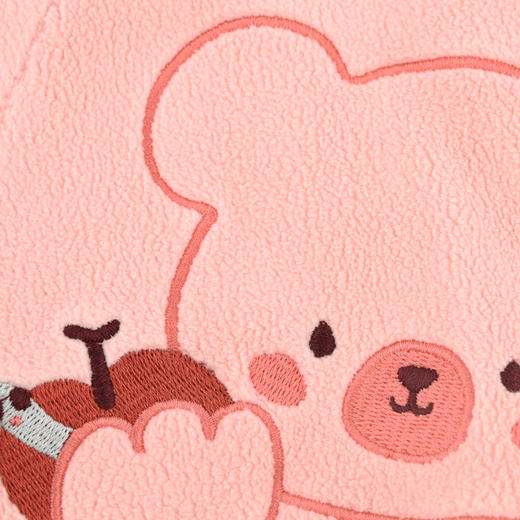 棉果果秋季新品女童秋冬加绒加厚卡通爬服偏襟连体衣M322720424401 商品图2