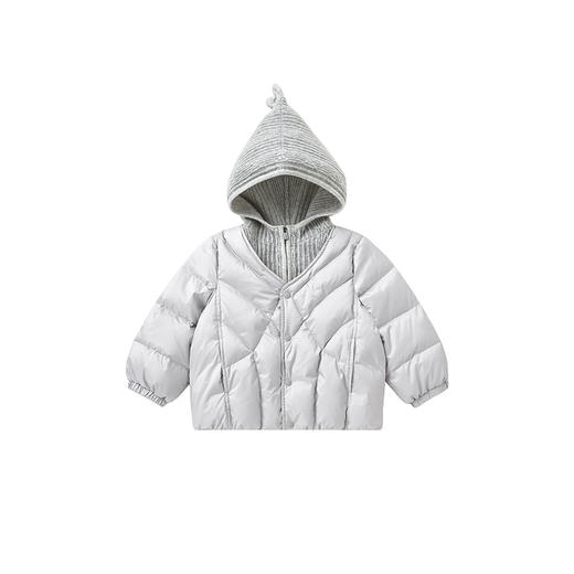 【高定系列】英氏儿童鹅绒羽绒服秋冬季男童保暖防寒羽绒外套连帽 商品图4