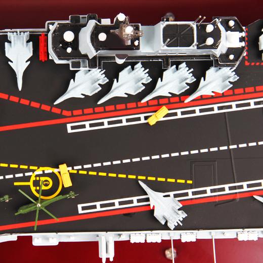 特尔博-长春航展、九三阅兵纪念品 1:700山东号辽宁号航母模型成品航空母舰合金军舰仿真摆件 商品图1