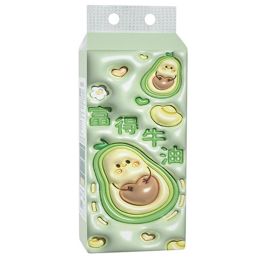 「6提整箱！原生竹浆」富德牛油系列悬挂式抽纸巾 居家日用宿舍实惠装 商品图4