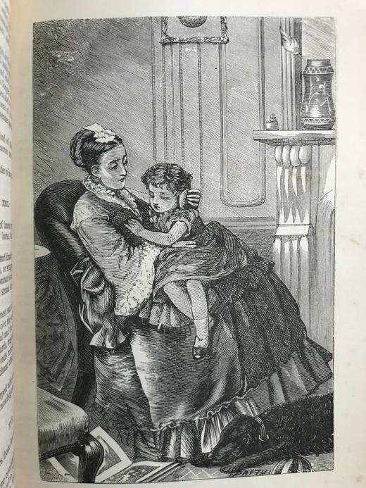 工坊特装本！约19世纪后期 华兹华斯诗集 约8幅插图 全真皮精装32开 商品图7